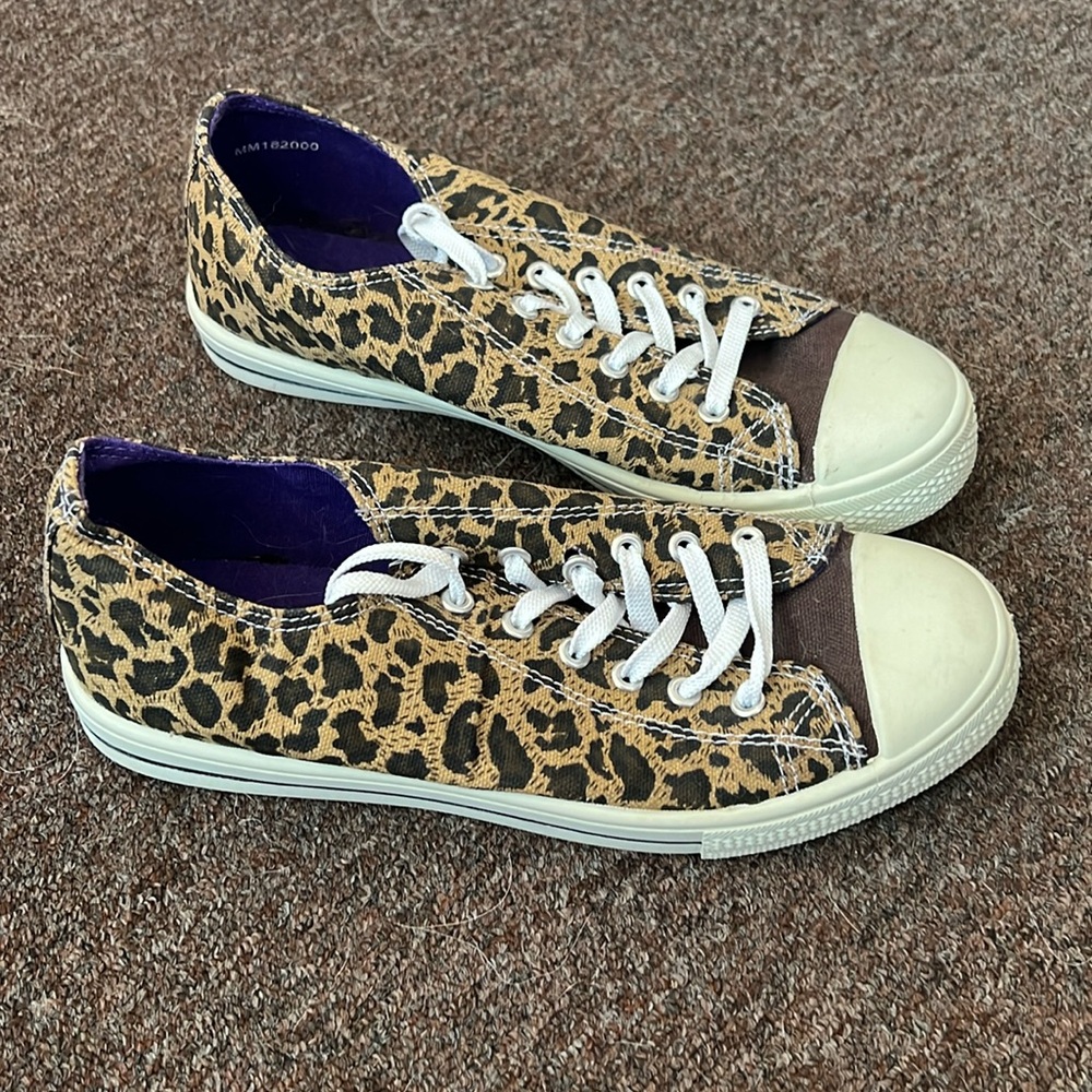 Cheetah print sneakers
